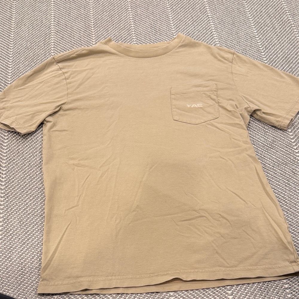 American Eagle Outfitters Tan Short Sleeve Tee